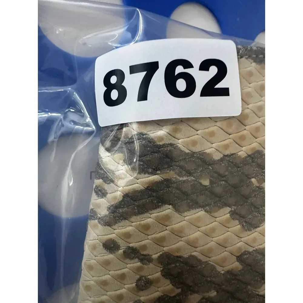Timothy Hitsman Vintage Made in Spain Snakeskin Pattern Envelope Clutch